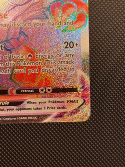 Rayquaza VMax Secret Rare 217/203 Evolving Skies Pokemon Card - Image 4