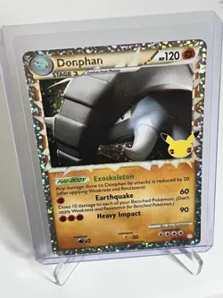 Pokemon TCG Donphan Prime Celebrations Classic Collection Holo Card 107/123 - Image 1