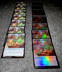MTG Foundationz Food /Treasure Token - 14 card lot- 7 Foil MTG Foundations - Image 2
