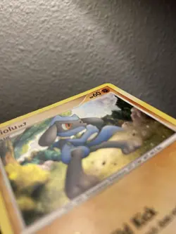 Riolu LV.7 8/17 POP Series 6 Cosmos Holo Pokemon Card 2007 - LP Condition - Image 5