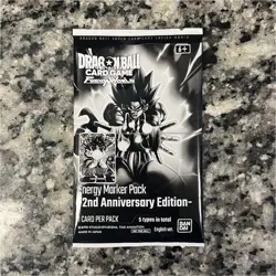 Bandai Dragon Ball Super Card Game Fusion World Energy Marker Pack 2nd Annivers… - Image 1