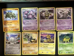 lot 12 pokemon cards Diamond & Pearl (2007) MP/HP PLAYED Dusknoir Swirl Holo - Image 1