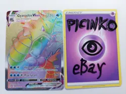 Pokemon - Gyarados Vmax - 207/203 - Evolving Skies - Rainbow Secret Rare - NM - Image 1