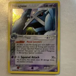 Pokemon TCG Metagross EX Hidden Legends Holo Rare Stage 2 100HP 11/101 2004 - Image 1