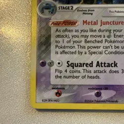 Pokemon TCG Metagross EX Hidden Legends Holo Rare Stage 2 100HP 11/101 2004 - Image 5