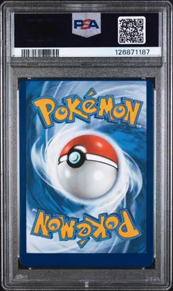 2023 POKEMON PAL HYPER RARE #273 QUAQUAVAL EX PSA 8 NM-MT MC MISCUT ERROR - Image 2