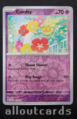 2024 Pokemon Stellar Crown Comfey Reverse Holo 063/142 NM/M - Image 1