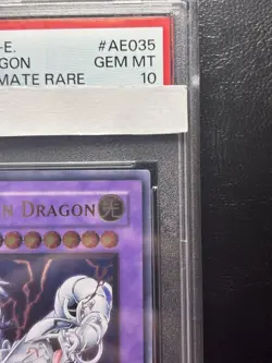 PSA 10 Cyber Twin Dragon CRV-AE035 1st ED Ultimate Rare YuGiOh Asian English - Image 3