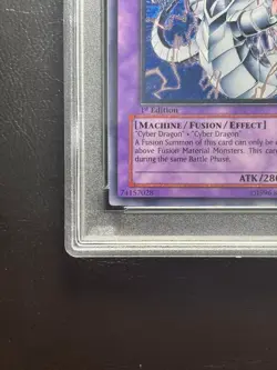 PSA 10 Cyber Twin Dragon CRV-AE035 1st ED Ultimate Rare YuGiOh Asian English - Image 4