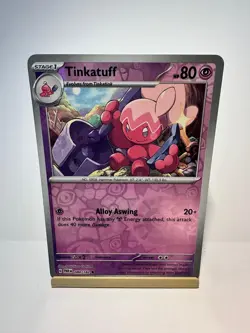 Tinkatuff 084/182 Common Paradox Rift Pokemon Reverse Holo Near Mint - Image 1