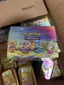 Prismatic Evolutions Mini Tin Display Sealed Pokemon TCG Scarlet and Violet - Image 2