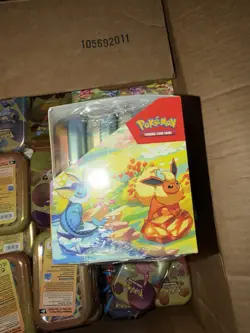 Prismatic Evolutions Mini Tin Display Sealed Pokemon TCG Scarlet and Violet - Image 4