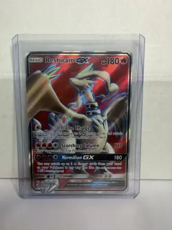 Reshiram GX (Full Art) 65/70 Dragon Majesty Pokemon TCG. Near Mint Condition! - Image 1