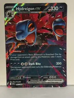 Hydreigon ex Holo 067/086 SV: White Flare NM Pokemon Fast Ship - Image 1