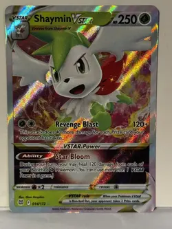 Shaymin VSTAR 014/172 SWSH09: Brilliant Stars NM Pokemon Fast Shipping - Image 1