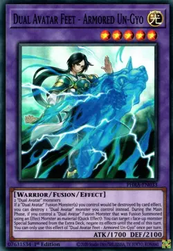 PHRA-EN033 DUAL AVATAR FEET - ARMORED UN-GYO SUPER RARE 1ST ED NM YuGiOh TCG - Image 1
