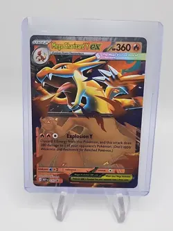 Pokemon Mega Charizard Y EX Mega Evolution Black Star Promo 030 TCG NM - Image 3