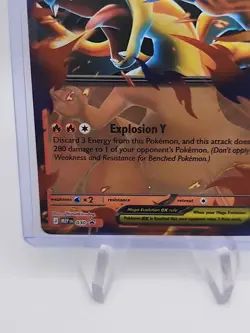 Pokemon Mega Charizard Y EX Mega Evolution Black Star Promo 030 TCG NM - Image 4