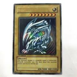 YuGiOh SDK-001 Ultra Rare Blue Eyes White Dragon 1st Edition AE - Image 3