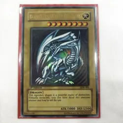 YuGiOh SDK-001 Ultra Rare Blue Eyes White Dragon 1st Edition AE - Image 5