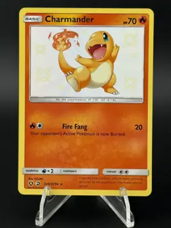 Pokemon TCG Charmander SV6/SV94 Hidden Fates Shiny Vault Holo Rare Card - Image 1