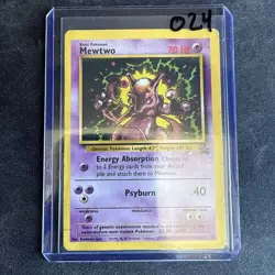 Mewtwo 14 WOTC Black Star Promo Pokemon Card - Image 3