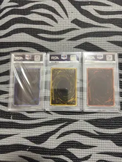 PSA 7 Slifer G4-01 Obelisk G4-02 Ra G4-03 Secret Rare Promo YuGiOh Japanese - Image 2