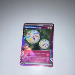 Neo Upper Energy 162/162 Ace SPEC Rare Holo SV05 Temporal Forces Card - Image 1