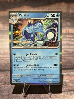 Palafin SVP 036 Stamped Pre Release Obsidian Flames Promo Pokemon TCG NM - Image 1