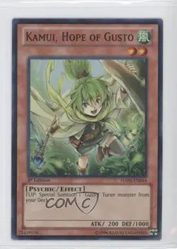 Kamui Hope of Gusto 1st Ed. YuGiOh Hidden Arsenal 6: Omega Xyz #HA06-EN044 - Image 1