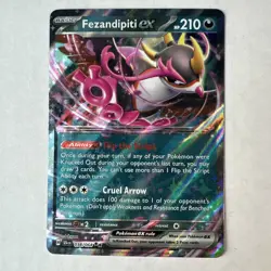 Pokemon Fezandipity EX 038/064 NM Double Rare Shrouded Fable - Image 1