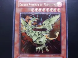 Yugioh - Sacred Phoenix of Nephthys FET-EN005 Ultimate Rare 1st Edition - Image 3
