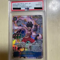PSA 10 Monkey D Luffy OP11-118 SEC Manga Art Comic Parallel One Piece Card Japan - Image 1