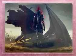 MTG Witch-king of Angmar Art Card #43/81 Gold-Stamped Signature LTR LOTR NM Rare - Image 5