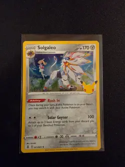 Solgaleo - Celebrations 021/025 Holo Rare NM Pokemon Card - Image 1