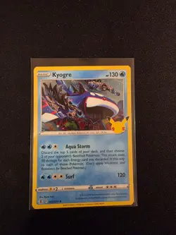 Kyogre - Celebrations 003/025 Holo Rare NM Pokemon Card - Image 1