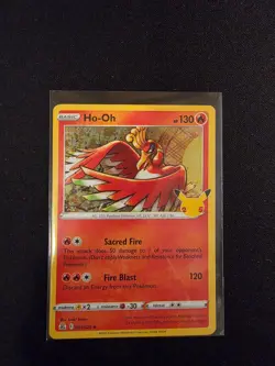 Ho-Oh - Celebrations 001/025 Holo Rare NM Pokemon Card - Image 1