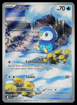 Pokemon Card - Piplup Phantasmal Flames 098/094 Illustration Rare 2025 - Image 1
