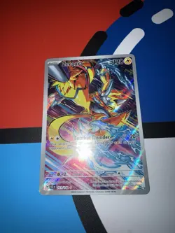 Zeraora Pokemon Card 151/142 Stellar Crown Illustration Rare English LP - Image 1