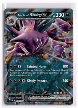 Team Rocket's Nidoking ex Promo SV: Scarlet & Violet Promo Cards 217 NM - Image 1