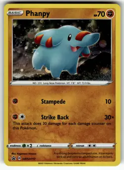 Phanpy SWSH117 SWSH: Sword & Shield Promo Cards LP Pokemon Card TCG - Image 1