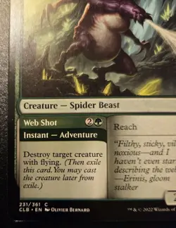 Ettercap 231/361 Common Battle For Baldur's Gate Magic: The Gathering - Image 4