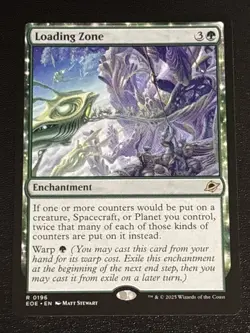 MTG Edge of Eternities Loading Zone 0196 NM Rare - Image 1