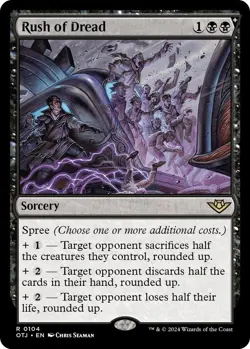 Rush of Dread R Outlaws of Thunder Junction 104 NM - Image 1