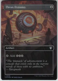Magic the Gathering MTG Thran Dynamo (Borderless) Commander Masters U 658 NM - Image 1