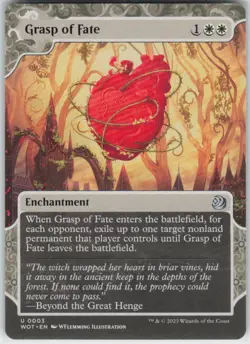 Magic the Gathering MTG Grasp of Fate Wilds of Eldraine: Enchanting Tales U 3 NM - Image 1