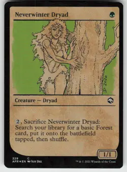 Magic the Gathering MTG Neverwinter Dryad (Showcase) AFR C 329 LP - Image 1