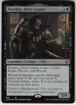 MTG Burakos, Party Leader Commander Legends: Battle for Baldur's Gate M 653 NM - Image 1