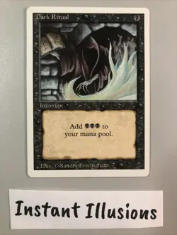 Dark Ritual - Revised Edition Mtg Tcg - Image 1