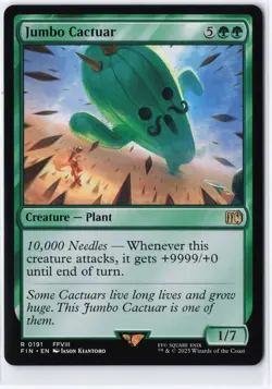 Jumbo Cactuar FINAL FANTASY #191 MTG NM / M Regular - Image 1